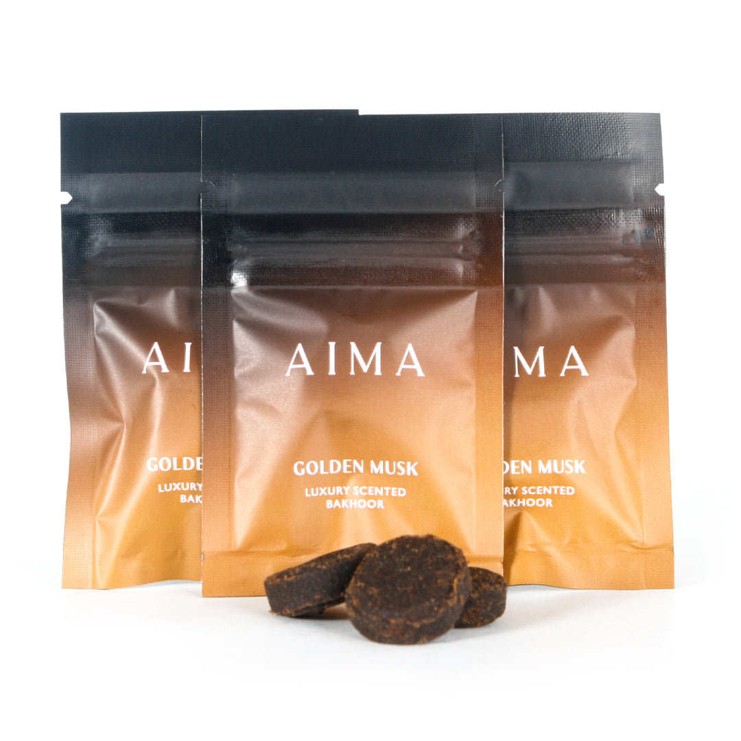Bakhour Rocks Bakhoor Bricks (x15) and Burner Designer Inspired Gift Set – AIMA