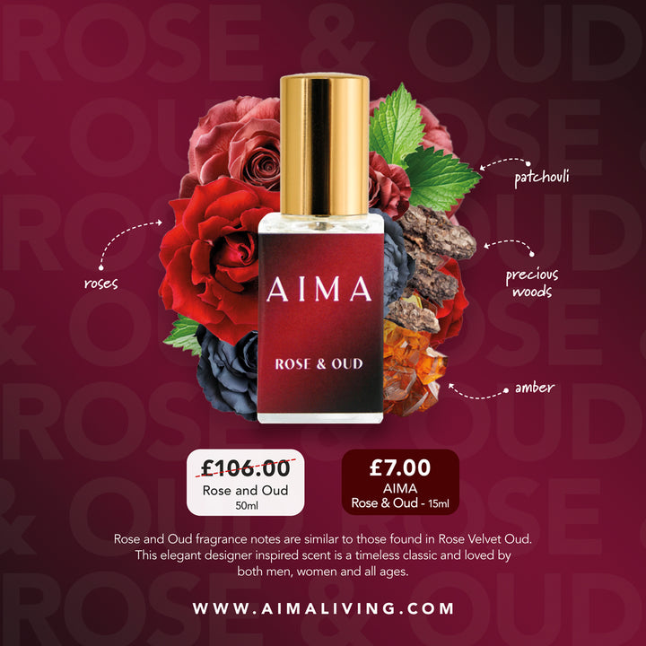 Rose and Oud Perfume 15ml