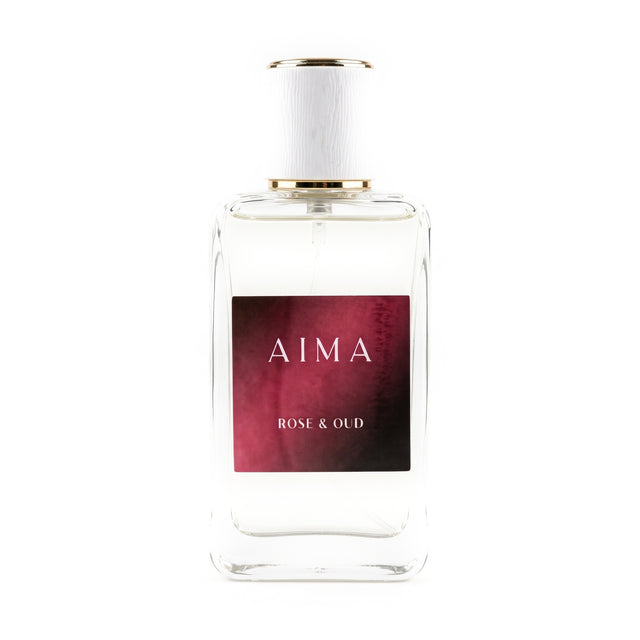 AIMA Rose & Oud perfume 50ml bottle